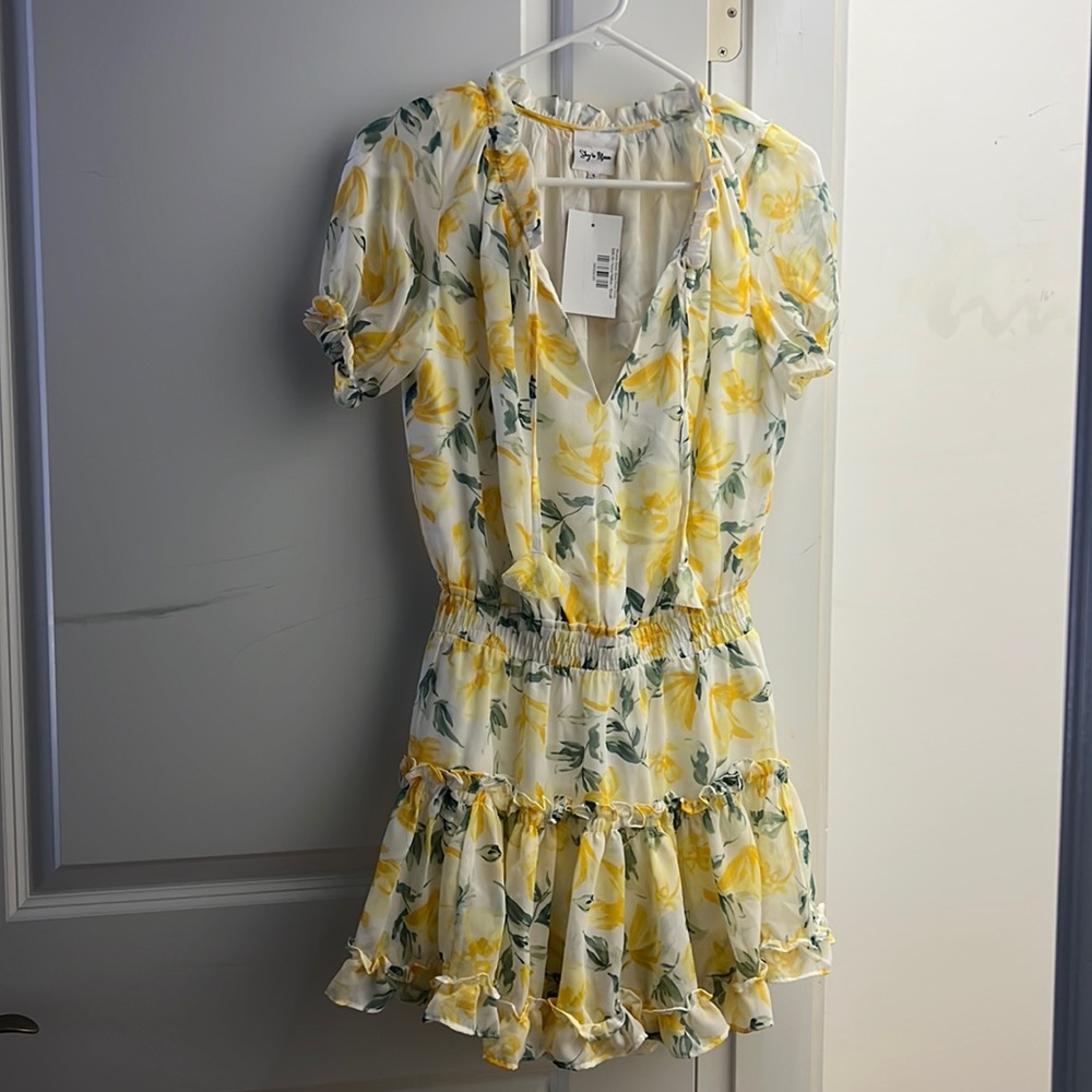 Floral yellow dress - new!